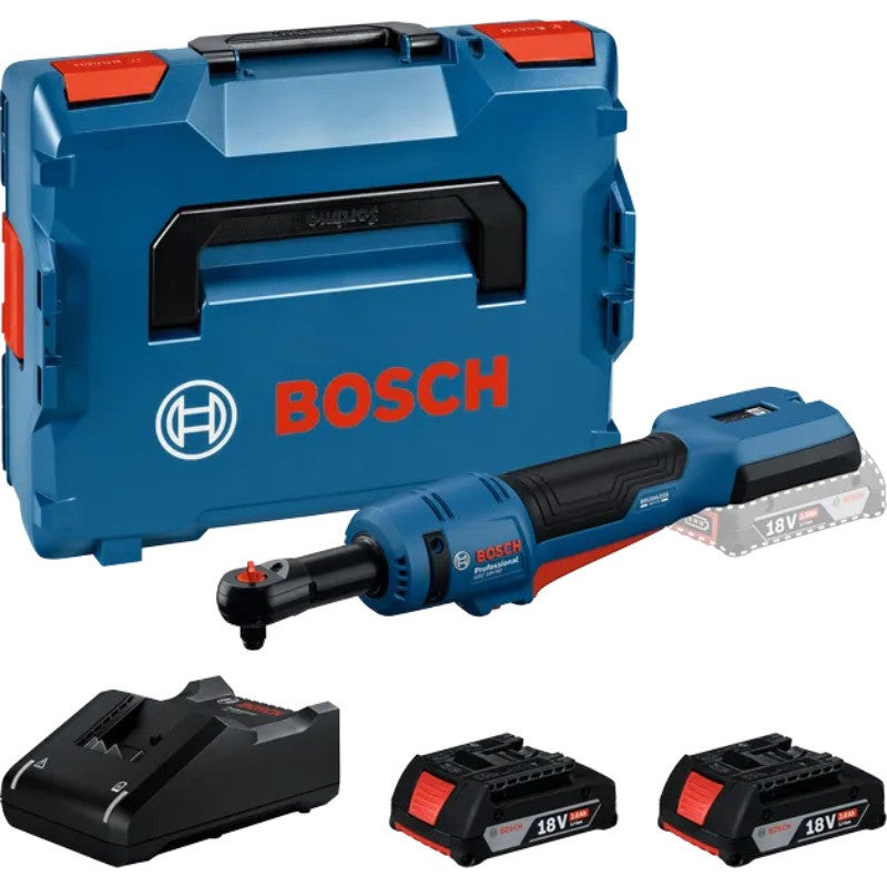 BOSCH Clé à cliquet 60Nm 18V 2x2Ah L-Boxx GRC18V-60 - 06019N8002