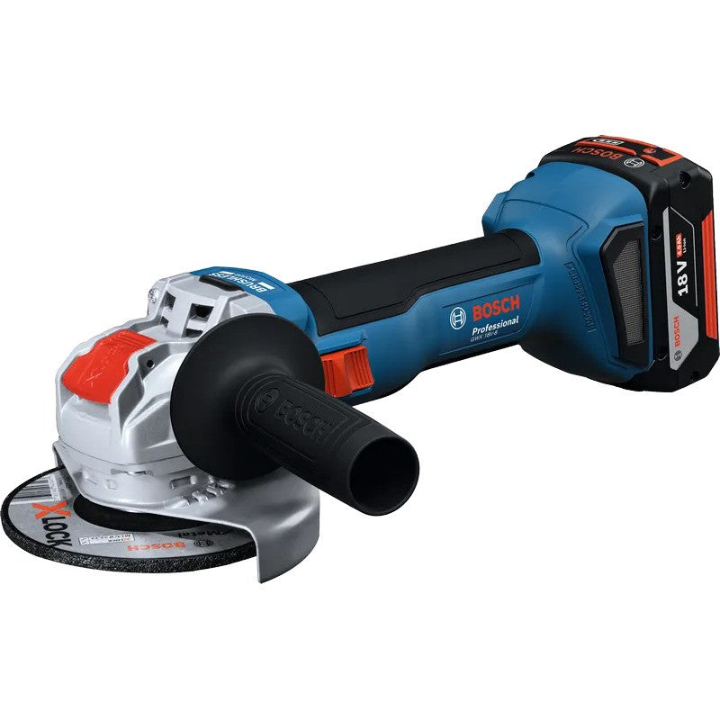 BOSCH Meuleuse Ø125mm 18V 2x4Ah L-Boxx GWX18V-8 - 06019N9102