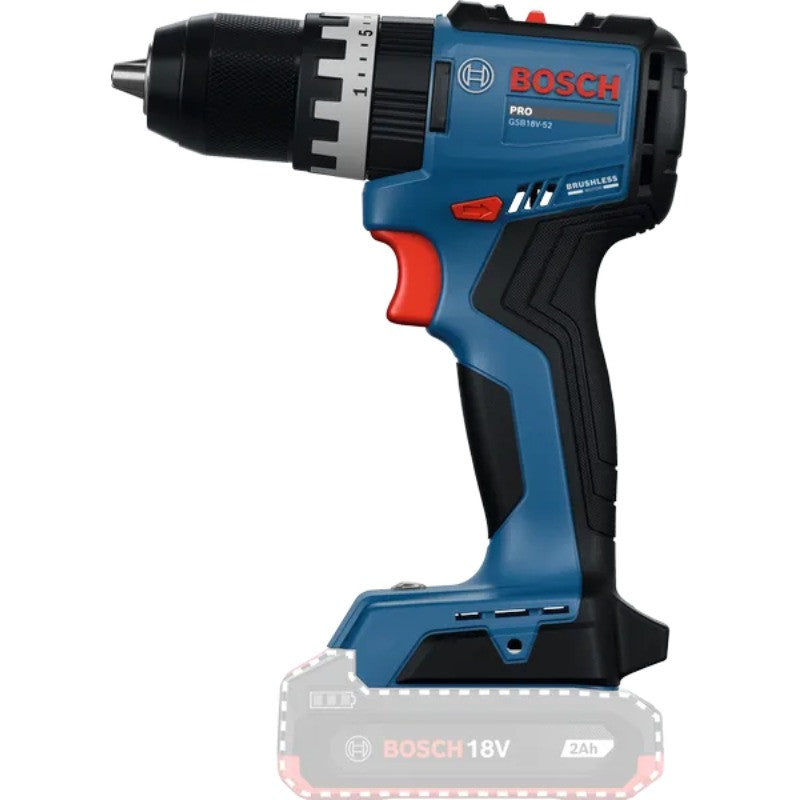 BOSCH Perceuse-visseuse percussions GSB18V-52 solo - 06019S0120