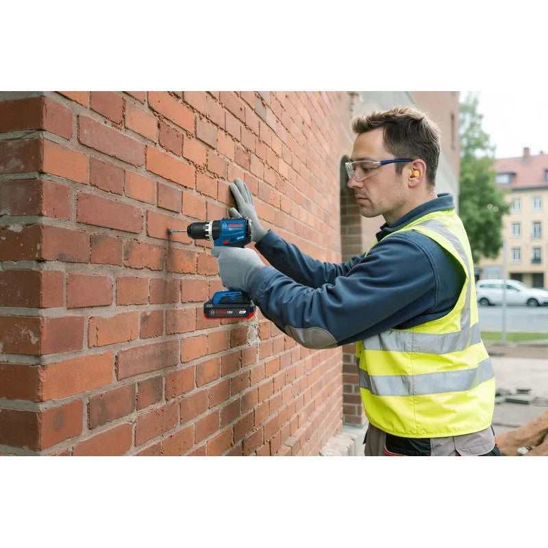BOSCH Perceuse-visseuse à percussion GSB18V-52 solo L - 06019S0121