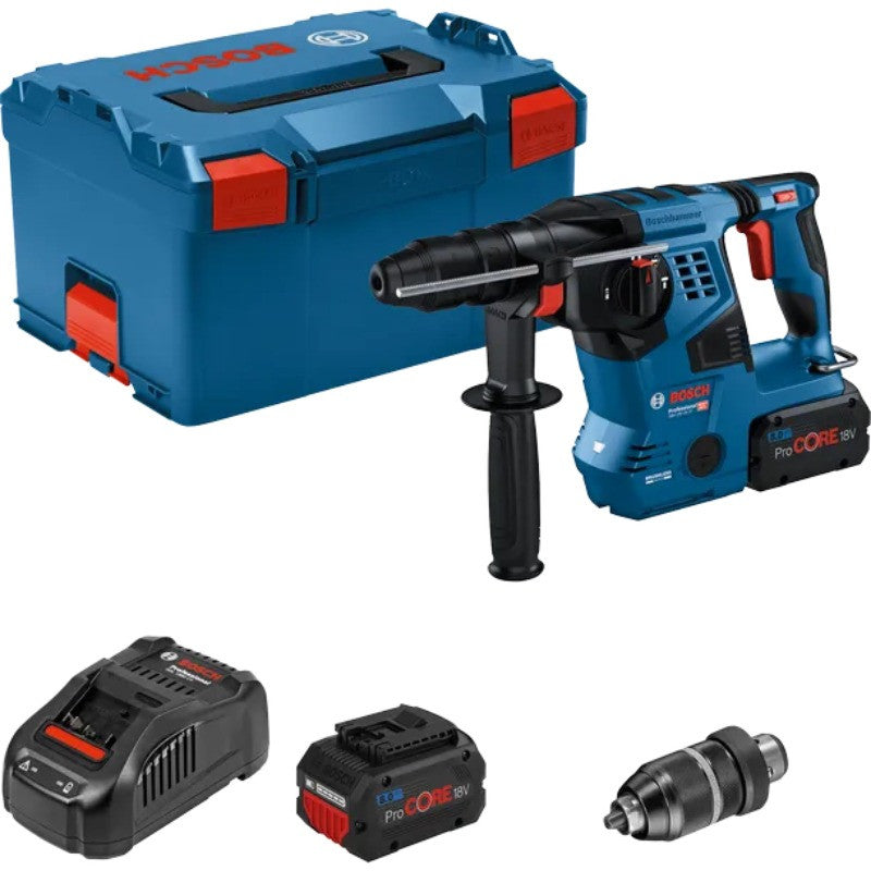 BOSCH Perforateur SDS+ 3,3J 18V 2x8Ah L-Boxx GBH18V-28CF - 0611921002