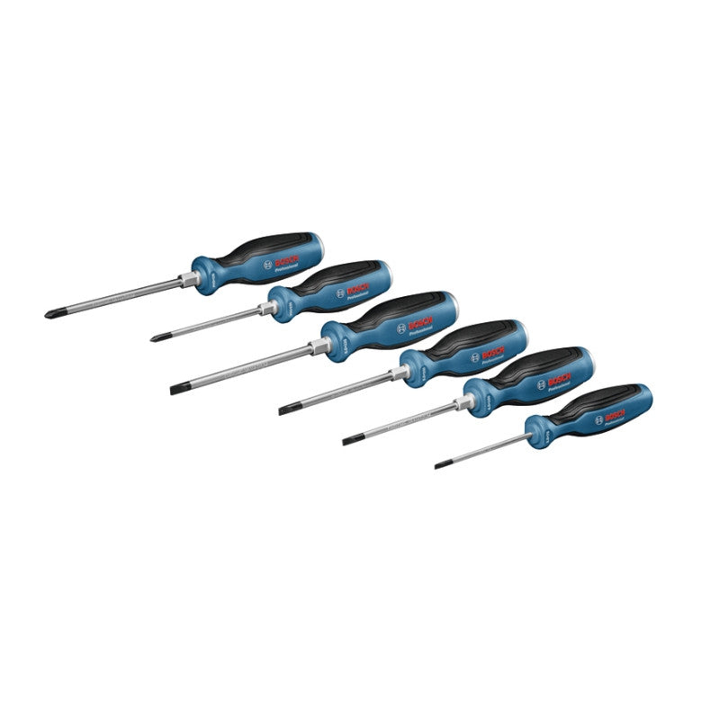 BOSCH Set 6 tournevis plats/PH1/PH2 - 1600A016BF
