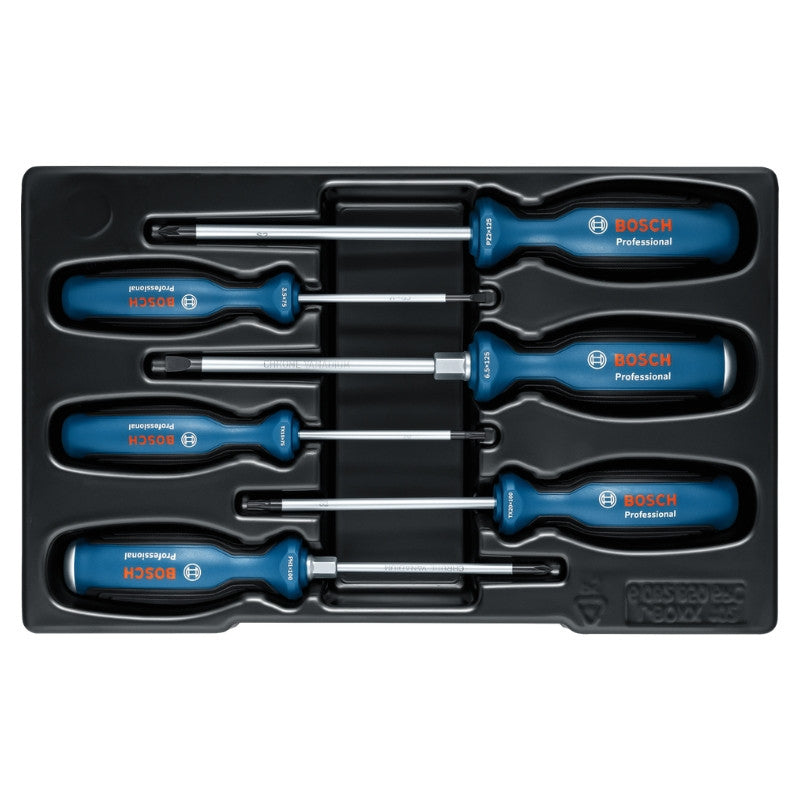 BOSCH Coffret 6 Tournevis plat PH/PZ/TX - 1600A02CV3