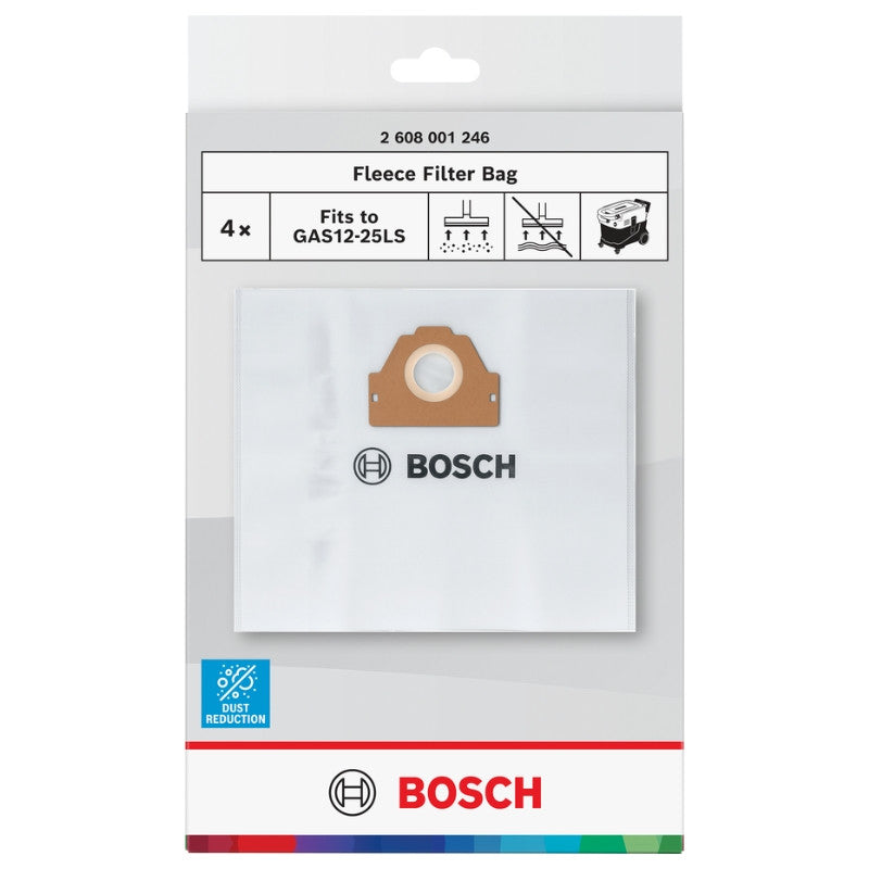 BOSCH Sac en non-tissé 480 x 550 mm 10 l 4 pcs - 2608001246