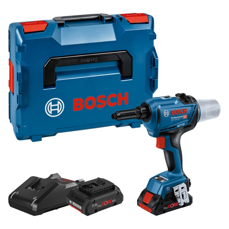 BOSCH Riveteuse 18V 2x4Ah GRG18V-16 L-Boxx - 06019K5004