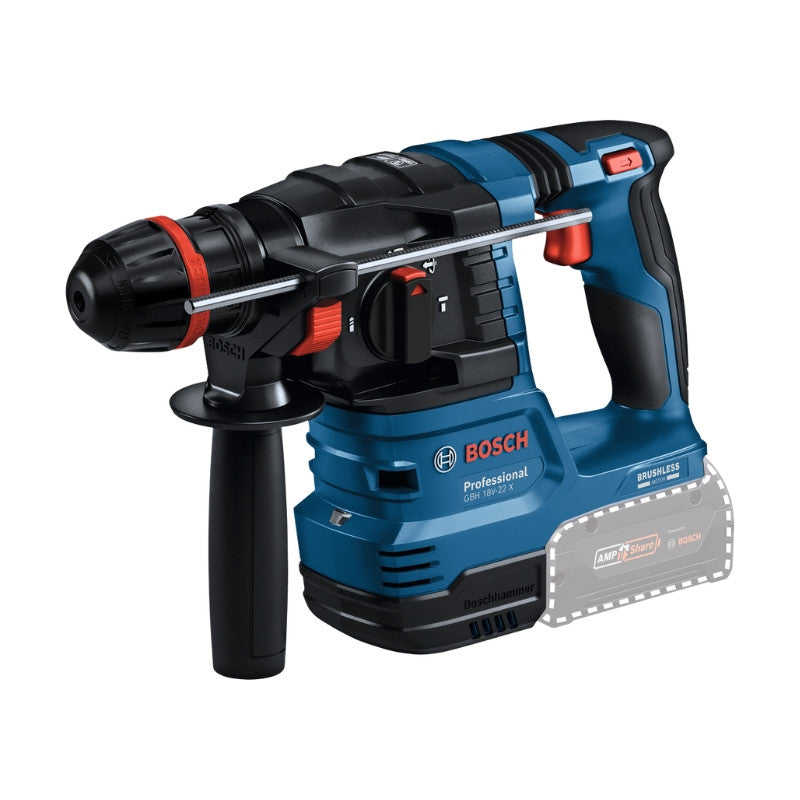 BOSCH Pro Marteau perforateur SDS+ 18V 2x4Ah GBH18V-22X L - 0611924101