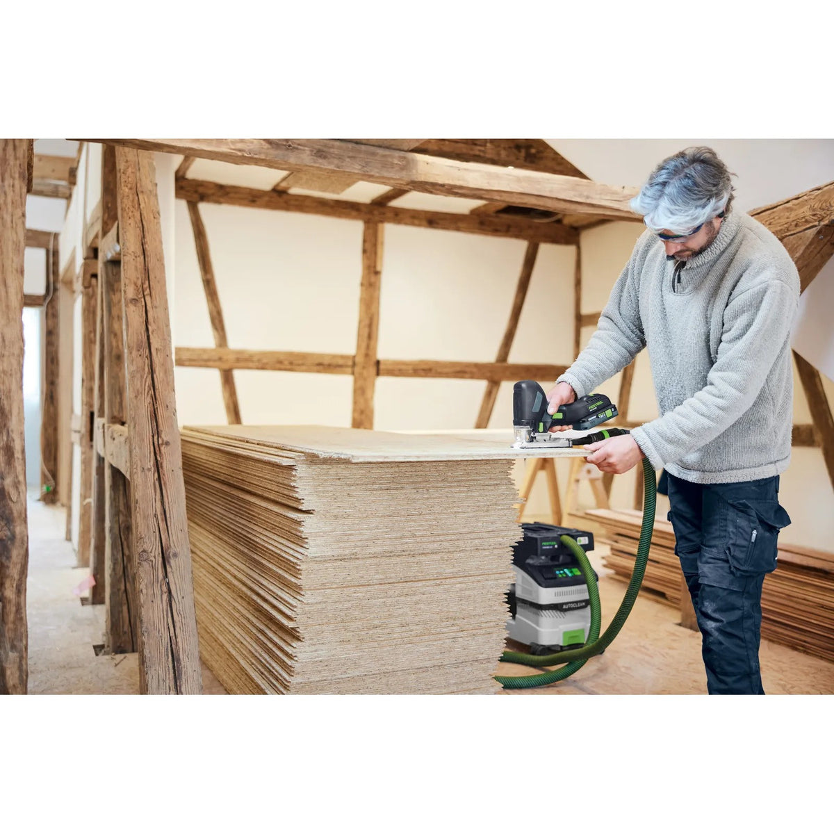 FESTOOL Scie sauteuse 18V Solo PSC 500 EB-Basic-Set - 576961