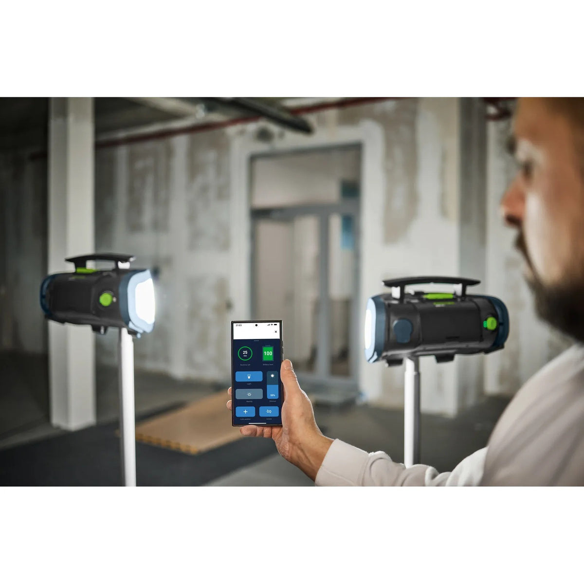 FESTOOL Projecteur hybride 18V Solo SYSLITE DUO-H I-Basic - 578510