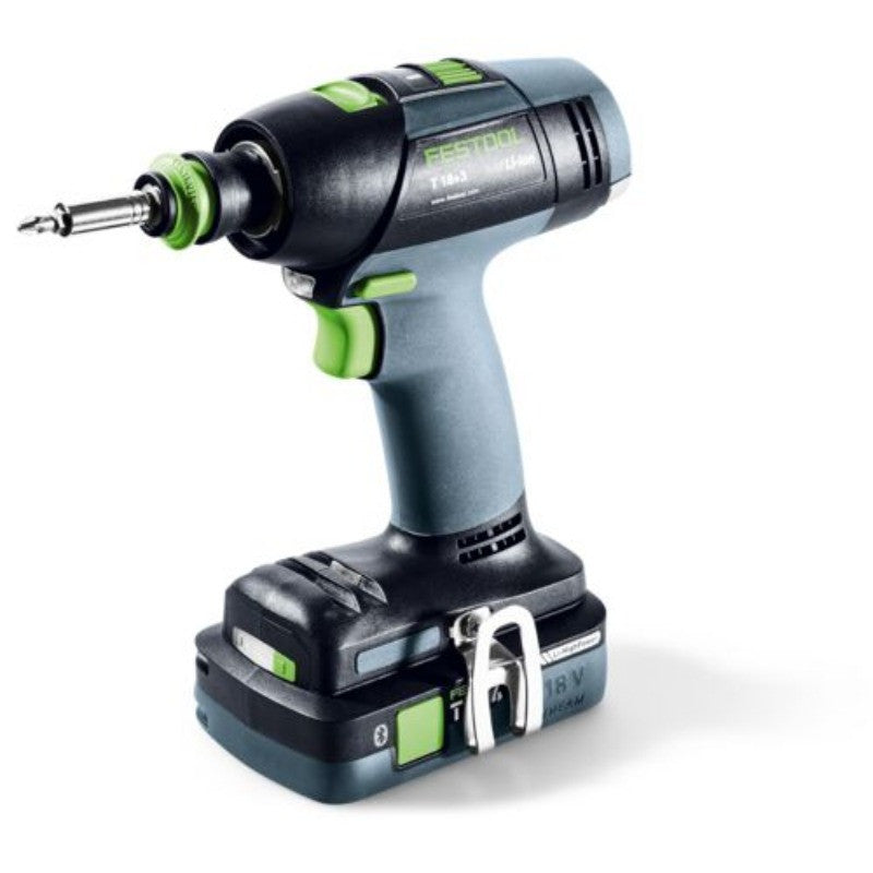 FESTOOL Perceuse 18V 2x4Ah T 18+3 TBX 4,0 I-Plus - 579370