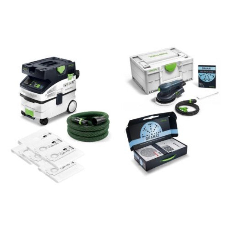 FESTOOL Kit combo Zéro poussière CTM MIDI/ETS EC/GR/FIS - 578866