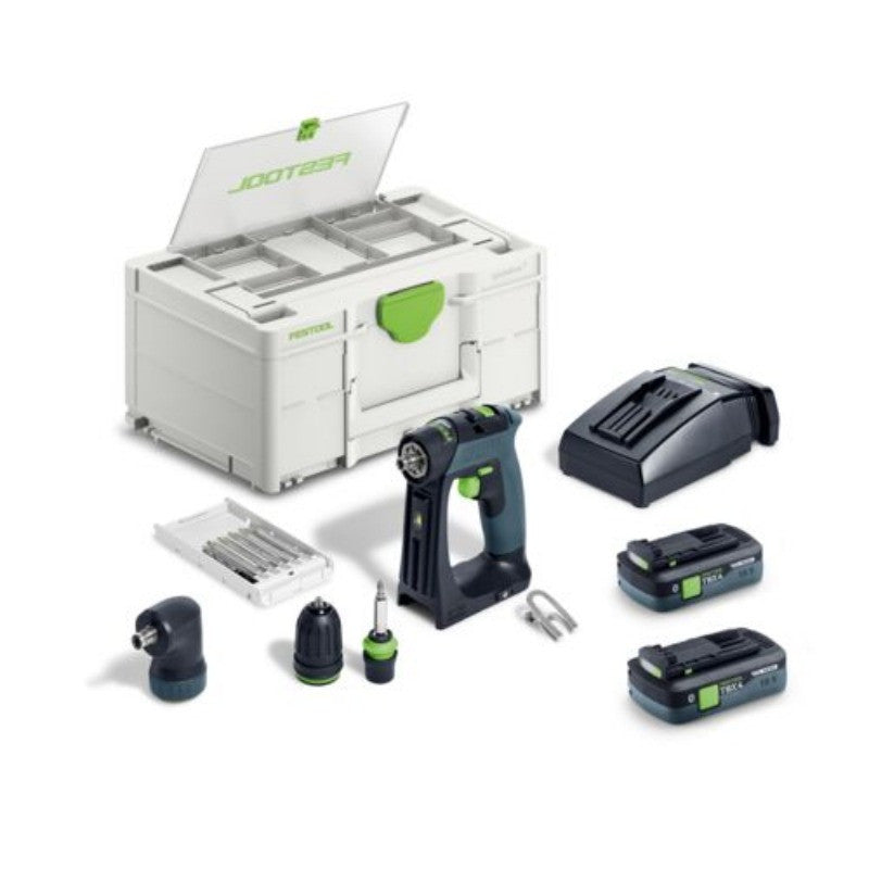 FESTOOL Perceuse 18V CXS 18 TBX4,0 I-Set - 579354