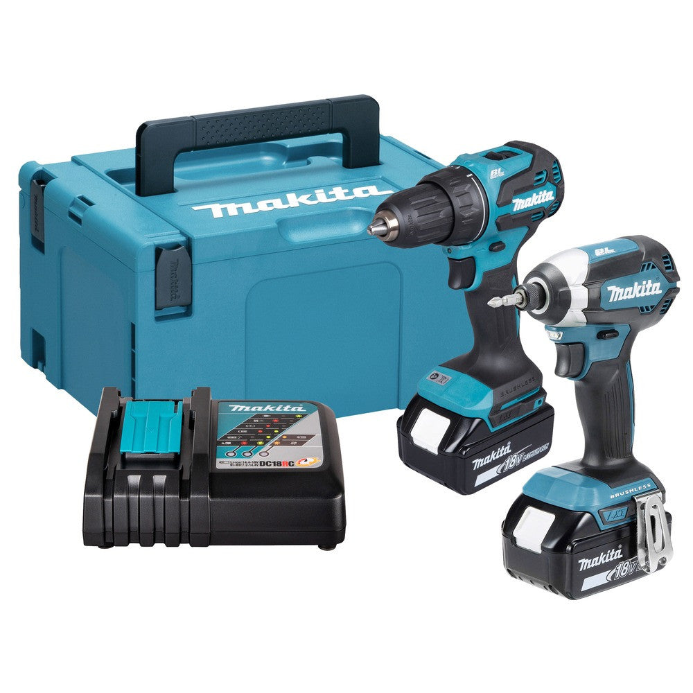MAKITA Pack 2 outils 18V 5Ah DDF490+DTD153 - DLX2535TJ
