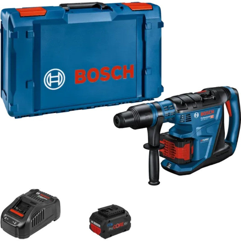 BOSCH Perforateur SDS-Max 9J 18V 2x8Ah L-Boxx GBH18V-40C - 0611917102