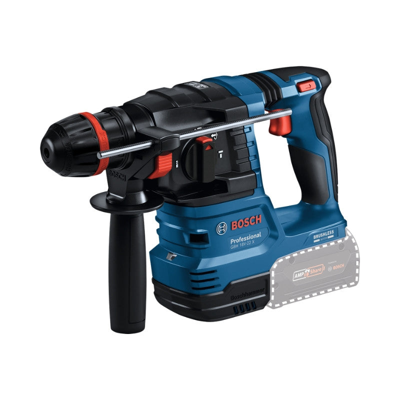 BOSCH Marteau perfo SDS+ 2J 18V Solo GBH 18V-22X L - 0611924102