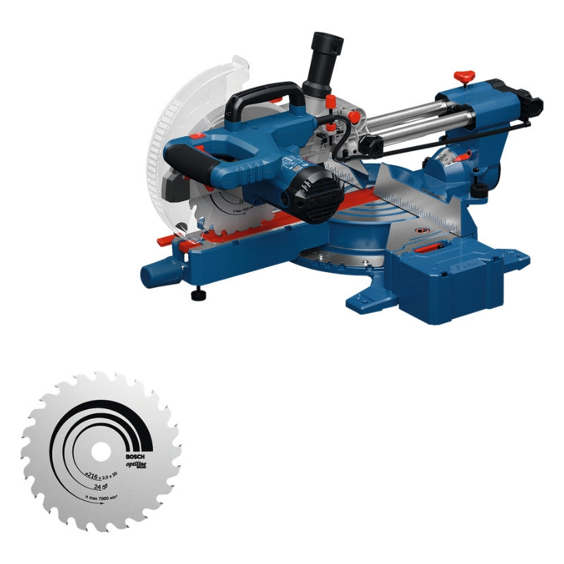 BOSCH Scie à onglets GCM305-216S + lame carton - 0601B61001