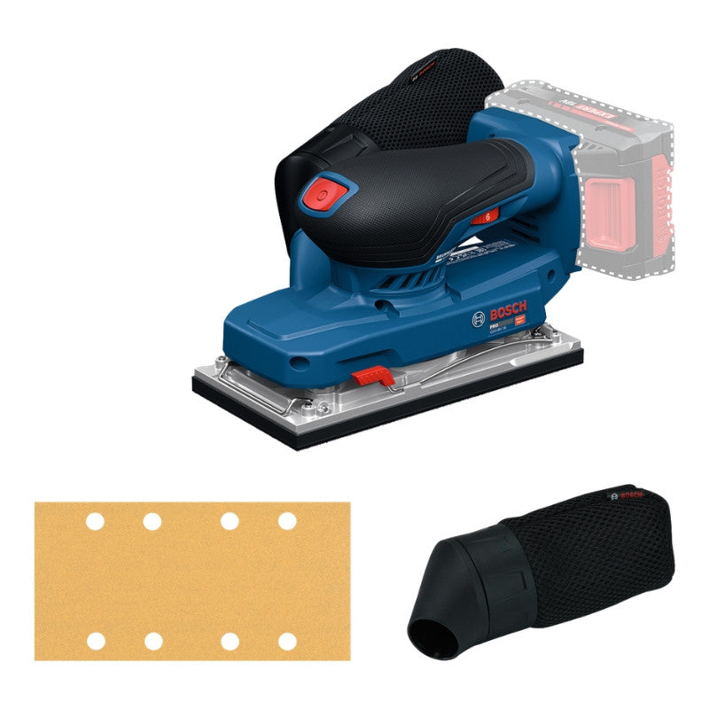 BOSCH Ponceuse vibrante 18V Solo LBoxx GSS18V-18 - 06019R7001