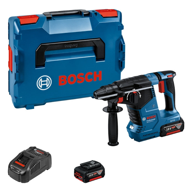 BOSCH Perforateur SDS+ 2,4J 18V 2x5Ah LBoxx GBH18V-24C - 0611923003