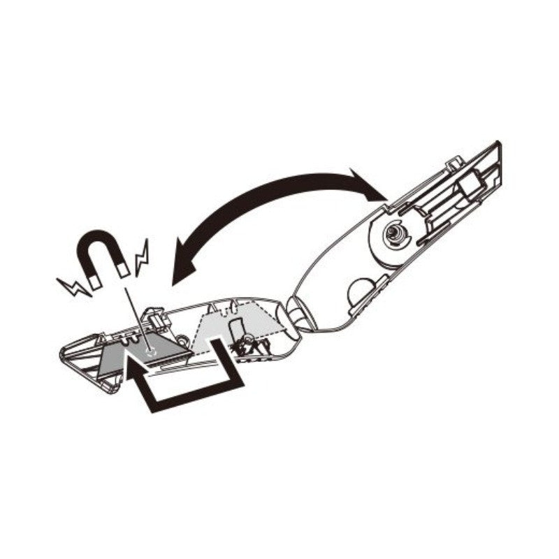 TAJIMA Couteau lame fixe à molette V-Rex - VR-101