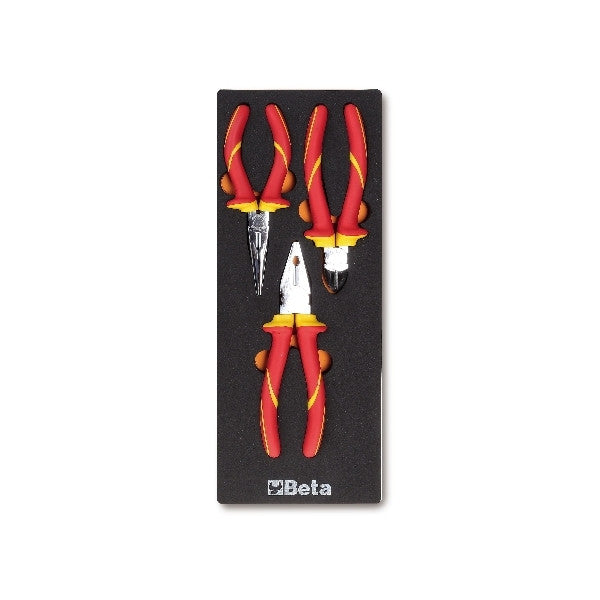 Plateau thermoformé souple 3 pinces isolé 1000v m135 024500135 beta