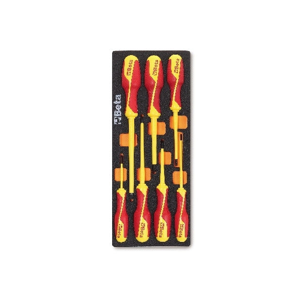 Plateau thermoformé souple 7 tournevis isolé 1000v m226 024500226 beta