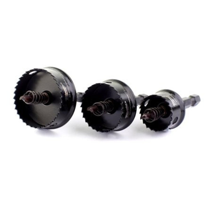 Set de 3 scies cloches shockwave 22/29/35 mm 49224800 milwaukee