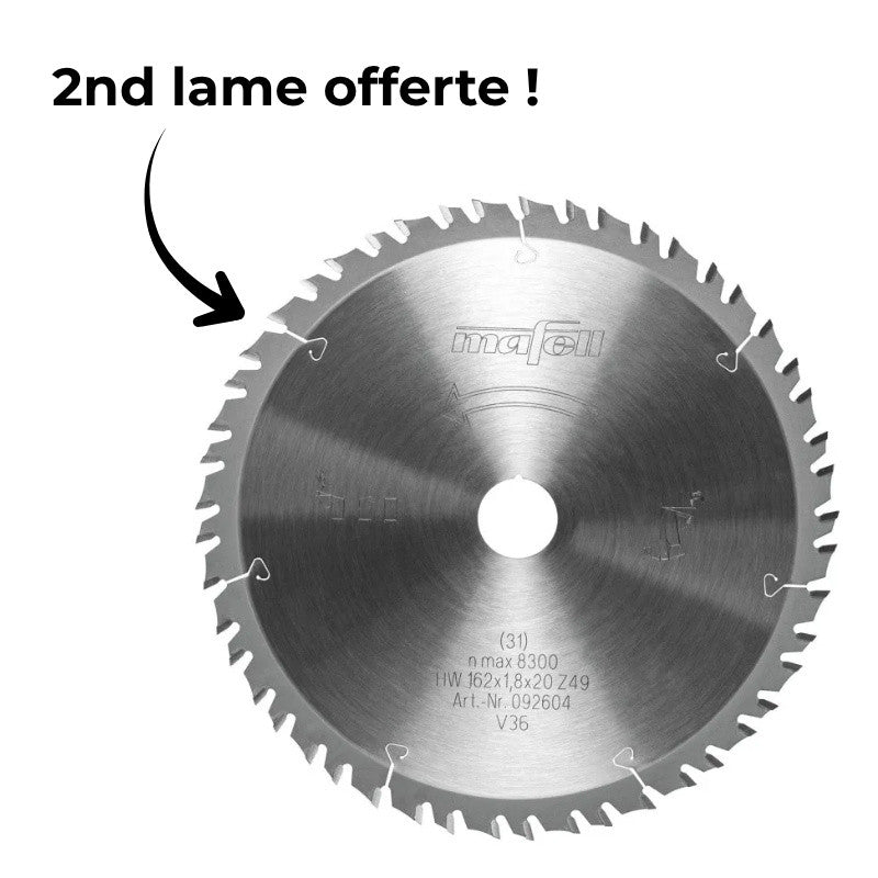 Lame de scie bois Ø 162x1,8x20 mm