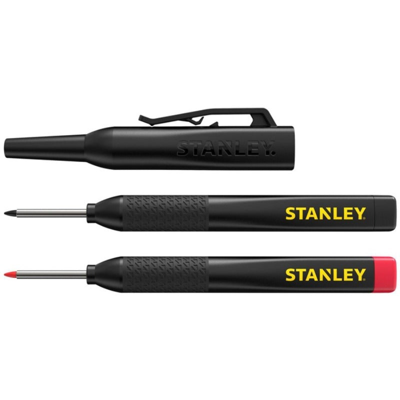 STANLEY 2 Marqueurs trous profonds noir/rouge - STHT47011-0