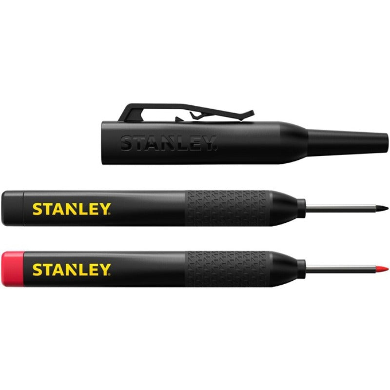 STANLEY 2 Marqueurs trous profonds noir/rouge - STHT47011-0