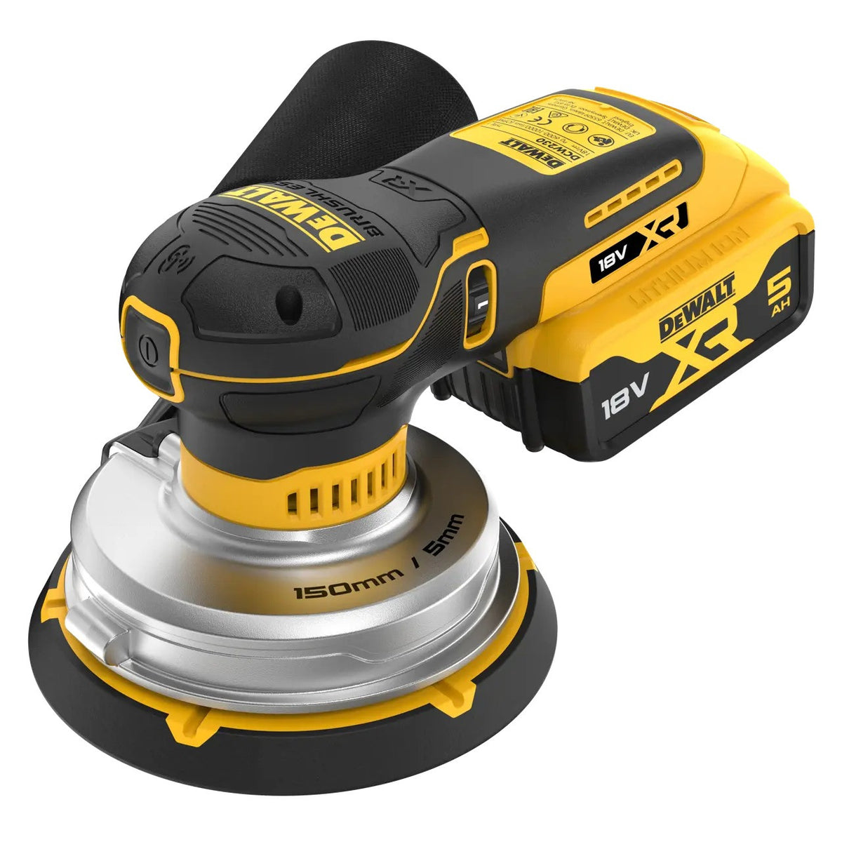 DEWALT Ponceuse excentrique Ø150mm 18V 5Ah - DCW230P2-QW