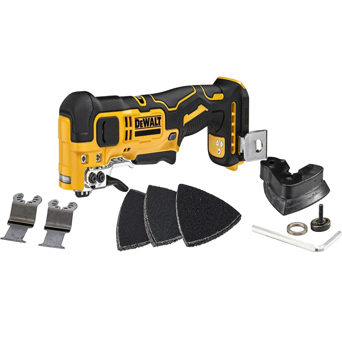 DEWALT Outil Multifonction 18V Solo + accessoires - DCS358NT-XJ