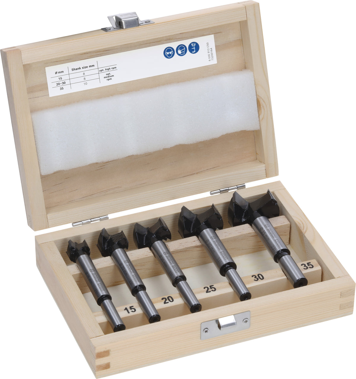 BOSCH EXPERT 5 Mèches à façonner Bois Ø15-35mm - 2608901844