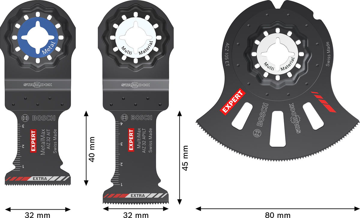 BOSCH EXPERT Coffret Cutting 3 Lames Oscillant ST - 2608902622
