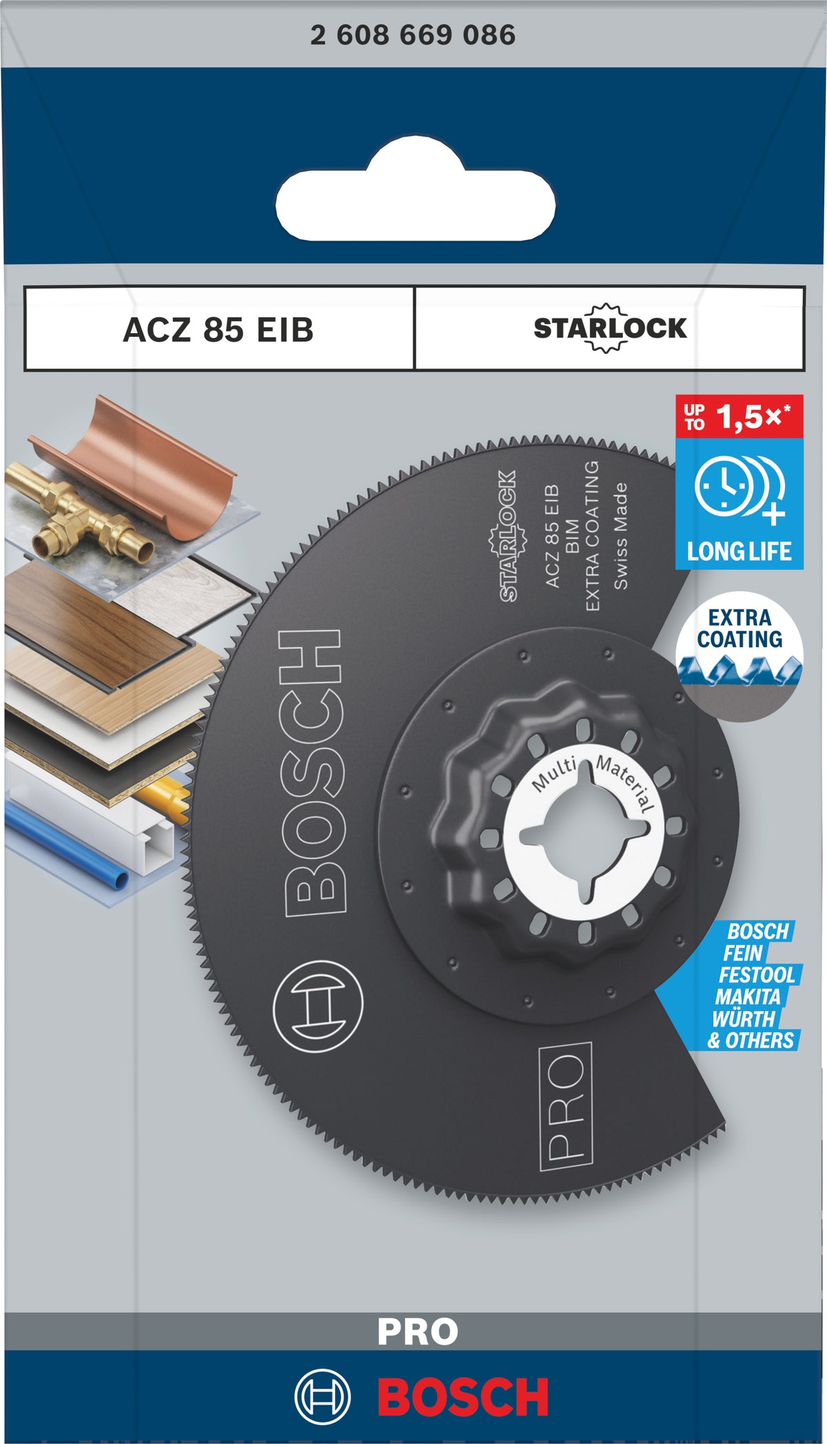 BOSCH Lame Oscillant ST segment Multi-mat ACZ85EIB - 2608669086