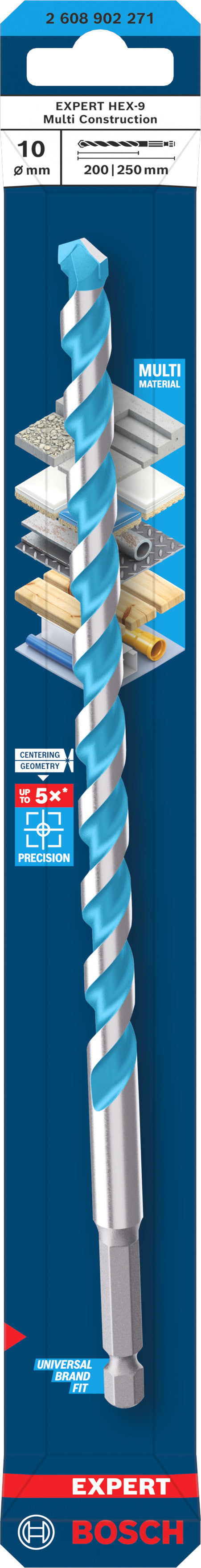 BOSCH EXPERT Foret multi-matériaux HEX-9 - 2608902248