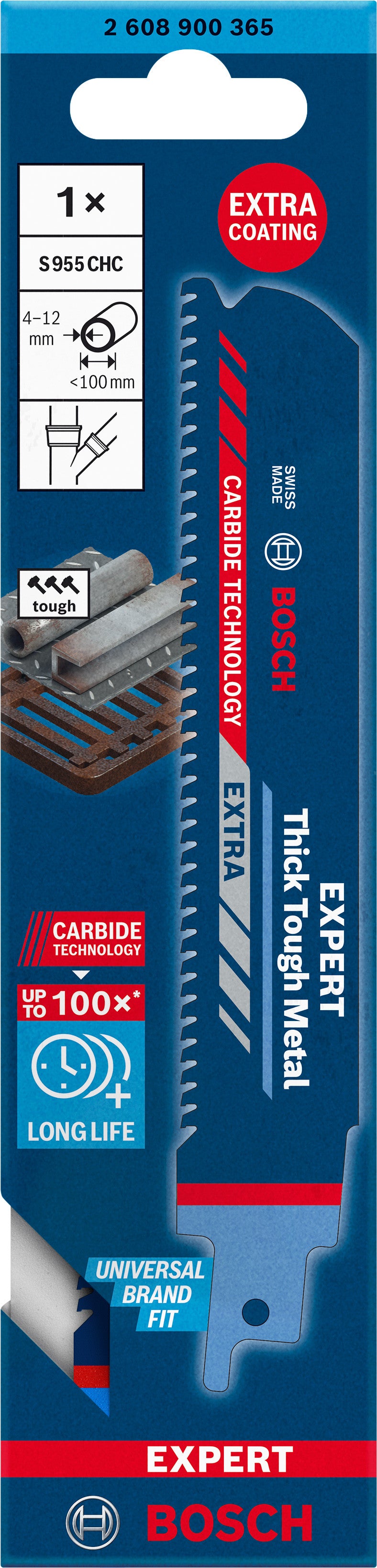 BOSCH EXPERT Lames sabre métal S 955 CHC - 2608900365