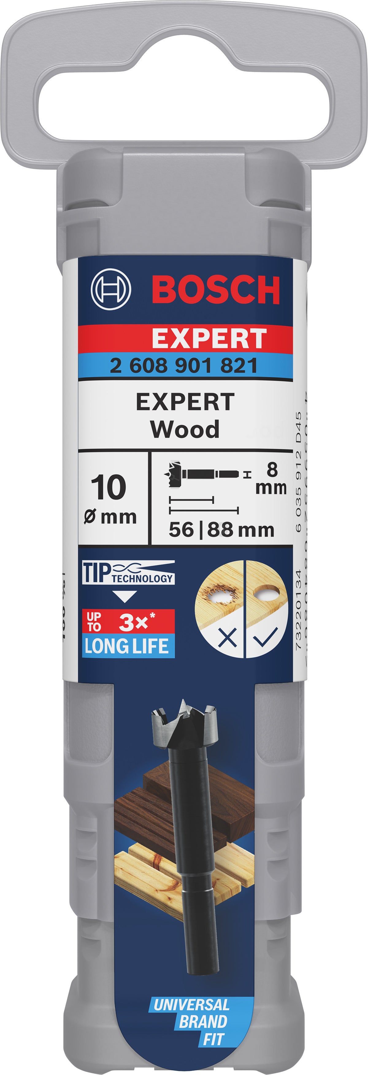 BOSCH EXPERT Mèche Forstner bois dur et tendre - 2608901821