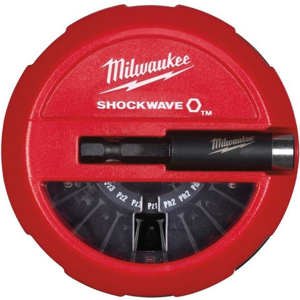 Coffret 14 embouts + porte-embout shockwave 4932430904 milwaukee