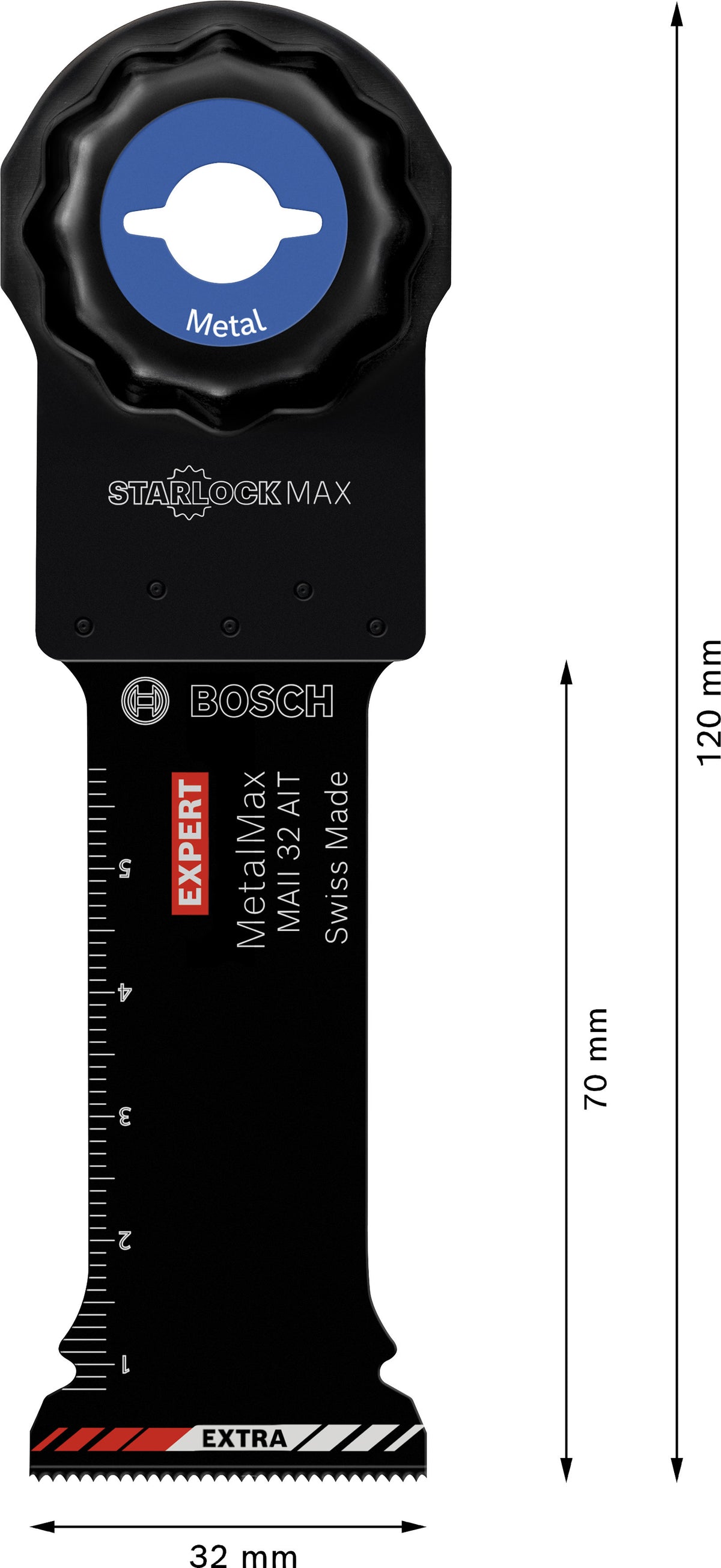 BOSCH Expert Lame Oscillant ST-Max Métal 32x70 MAII32AIT - 2608902074
