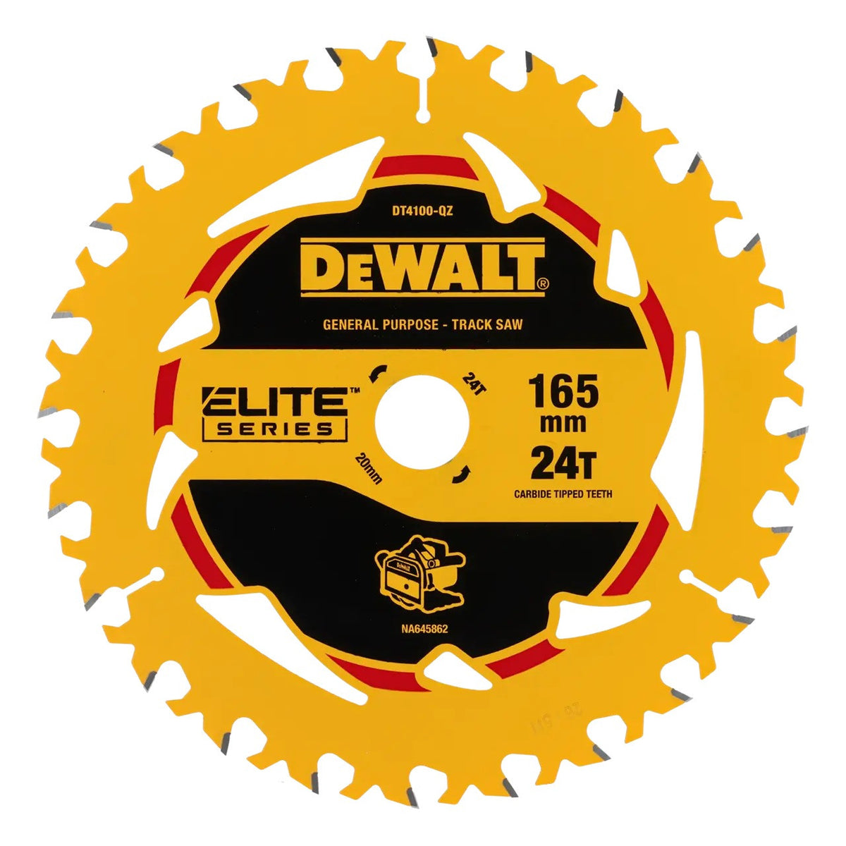 DEWALT Lame de scie plongeante 165x20 mm