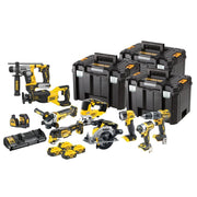 DEWALT Kit 10 outils 18V 4x5Ah XR TSTAK - DCK1012P4T-QW