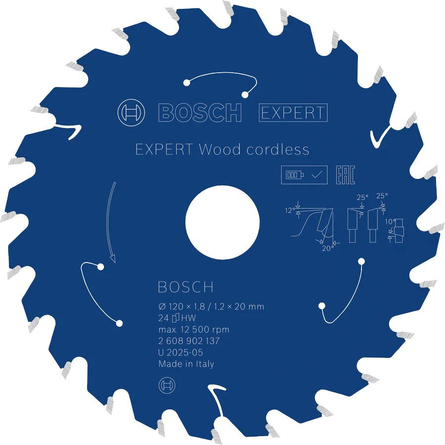 BOSCH Lame de scie circulaire EXPERT Wood cordless