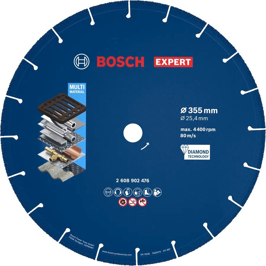 BOSCH EXPERT Disque diamant métal Ø 355 mm - 2608902476