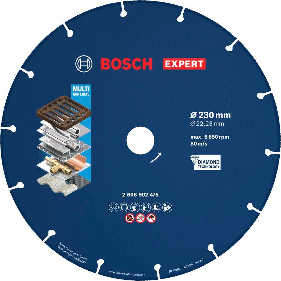 BOSCH EXPERT Disque diamant multi-matériaux grande taille