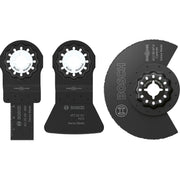 BOSCH Coffret 3 Lames Oscillant Starlock Tiling - 2608669332