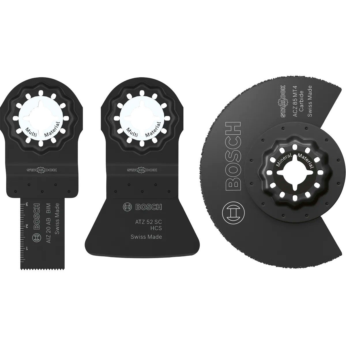 BOSCH Coffret 3 Lames Oscillant Starlock Tiling - 2608669332