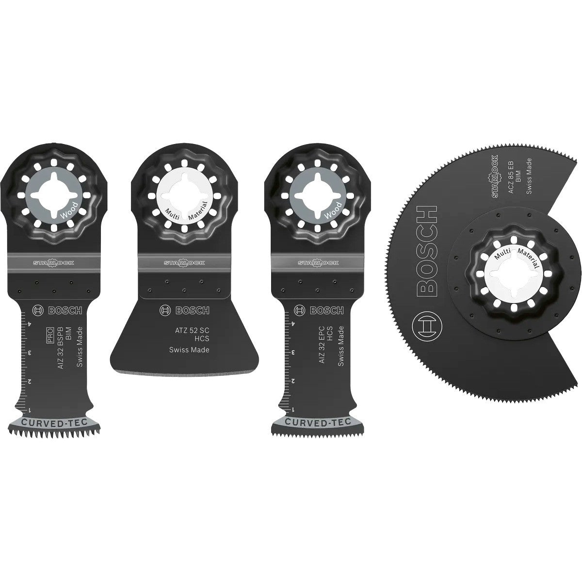 BOSCH Coffret 4 Lames Oscillant Starlock Flooring and Fitting - 2608669089