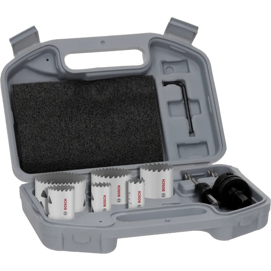 BOSCH Coffret 6 Scies trépans HEX Multi-mat Ø20-68x40mm - 2608594616