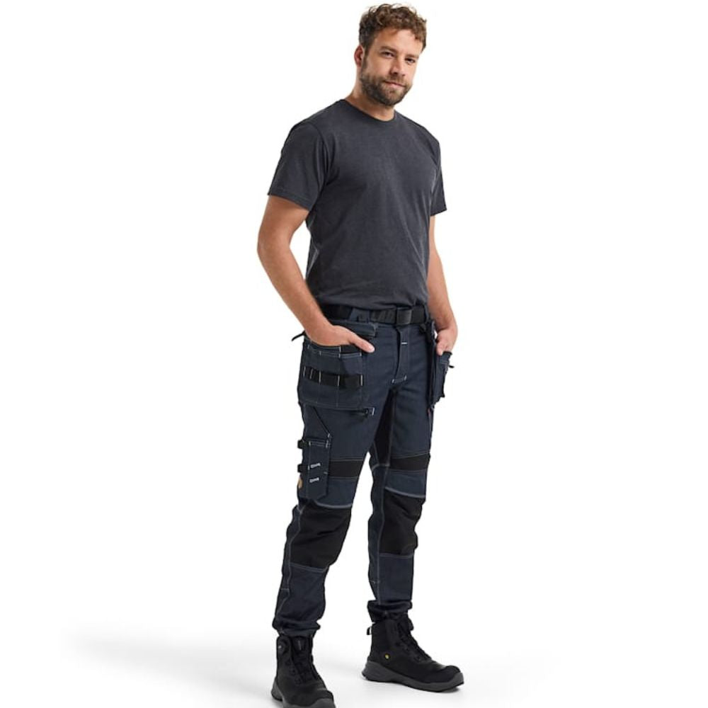 BLAKLADER Pantalon artisan denim stretch ToolRig - 1980