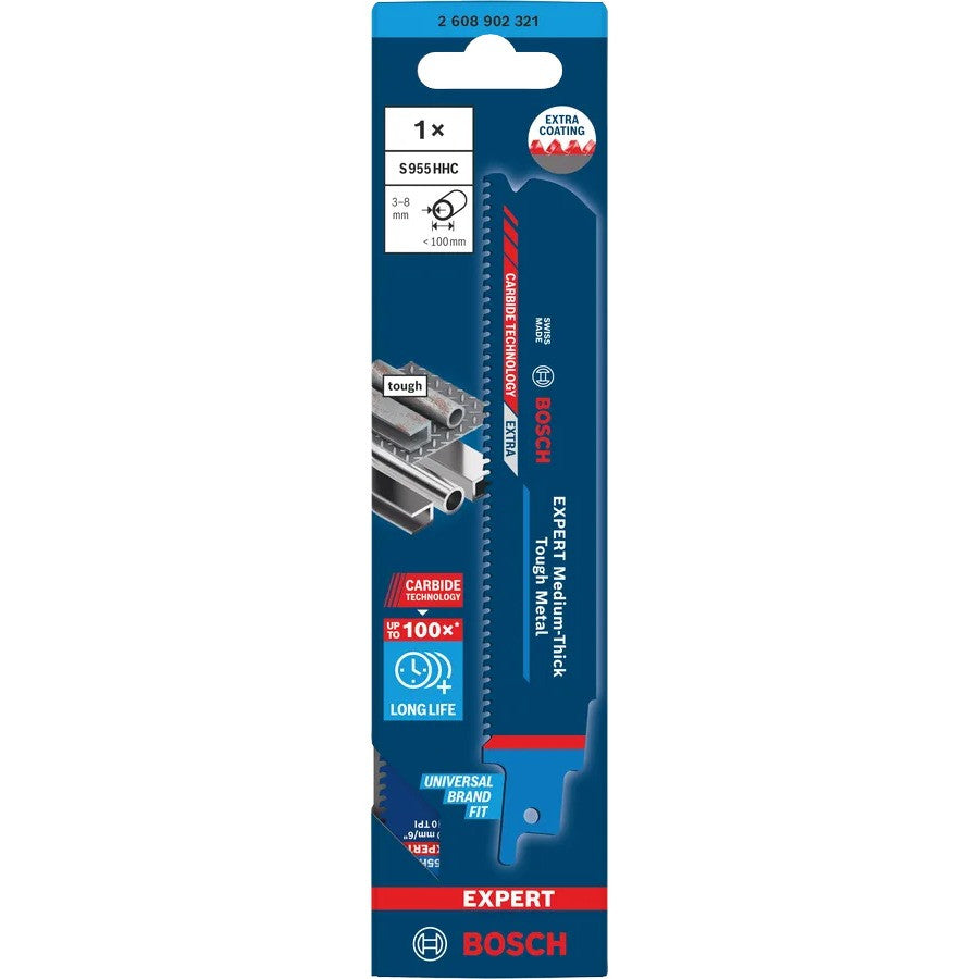 BOSCH EXPERT Lames de scie sabre métal S 955 HHC