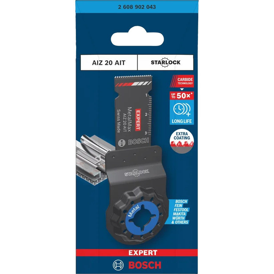 BOSCH EXPERT Lame Oscillant ST-Max Métal 20x40 AIZ20AIT